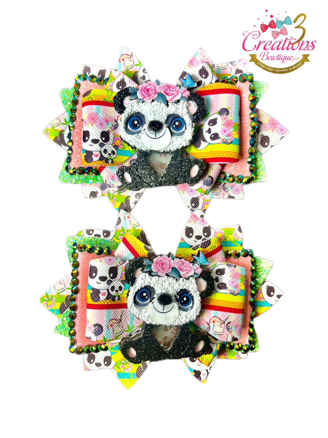 Colorful Pandas