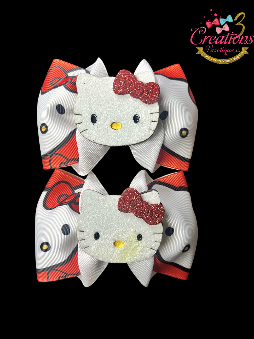 Hello kitty red bows