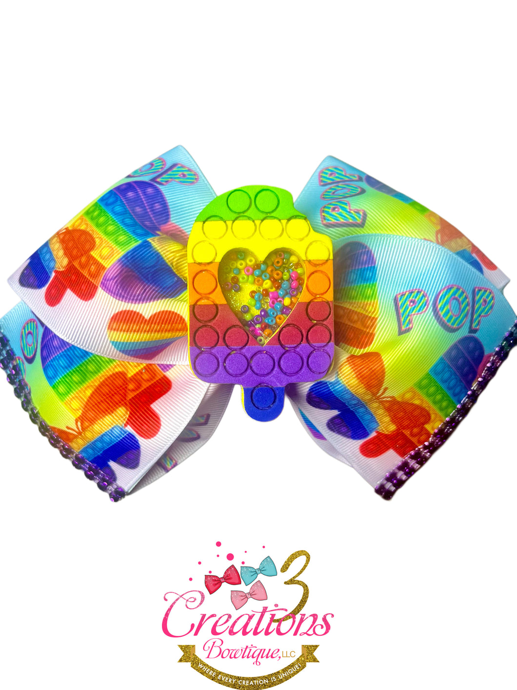 Icecream toy pop it shaker