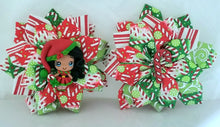 Load image into Gallery viewer, Christmas elf hair bun wrap
