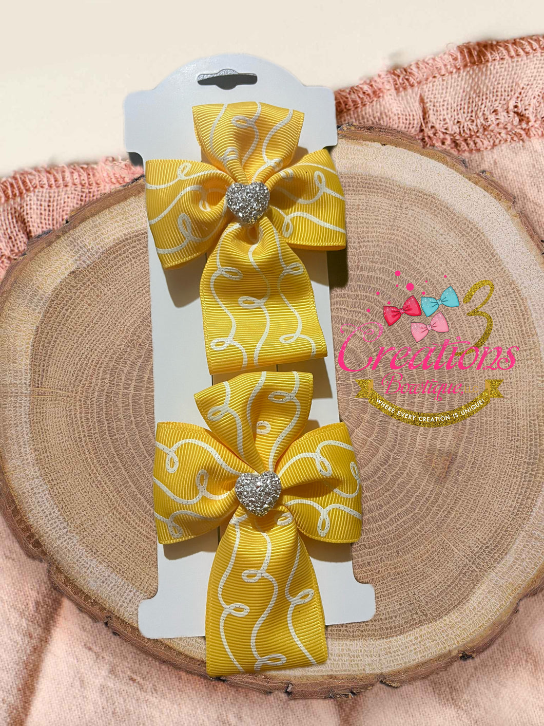 Yellow and white cross