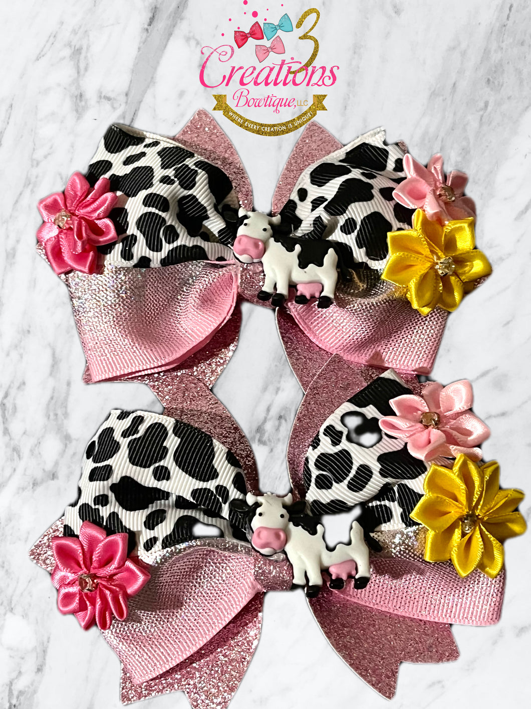 Farm cow bow set