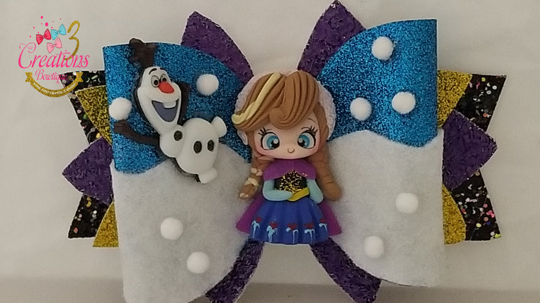 Princess with snowman