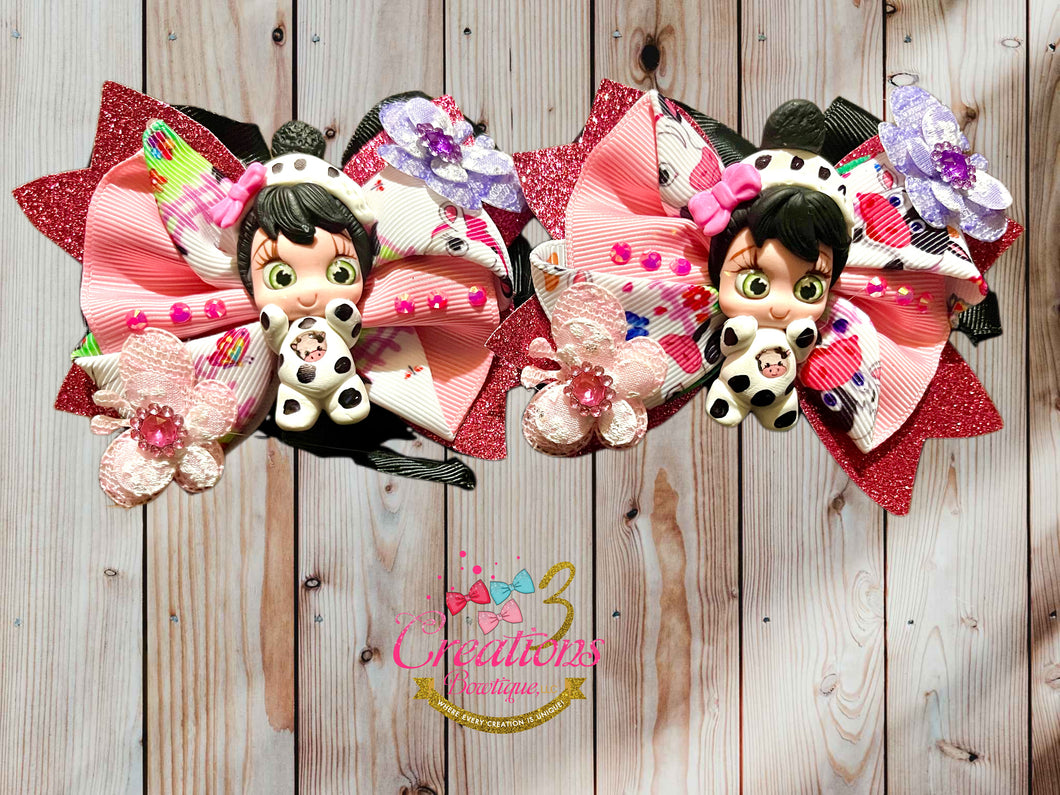 Baby cow girl set